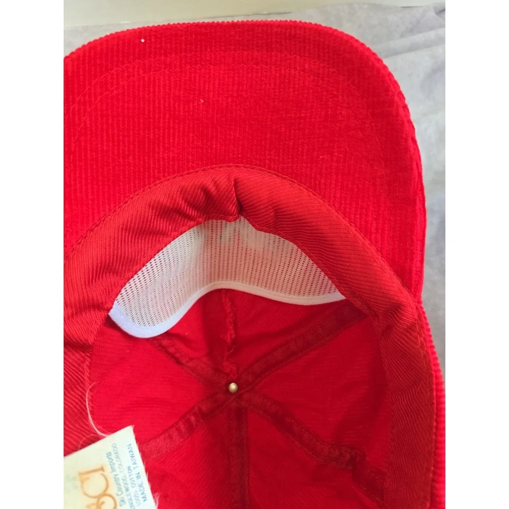 Vintage Vail Colorado Corduroy Hat Snapback Yupoong